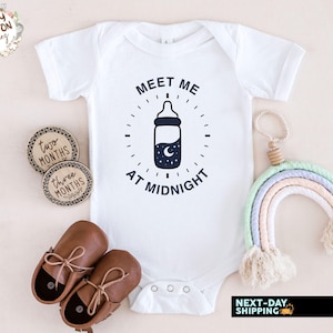 Meet Me At Midnight Baby - Swift Baby Gift - Swift Baby Shirt - Swift One Piece - Eras - Swift One - Kids Swift Shirt