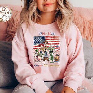 Toy Story America 250th Anniversary Kids T-Shirt -Independence Day Toddler Sweatshirt bild 3