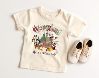 Vintage Disneyland Christmas Sweatshirt, Mickey and Friends
