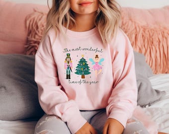 Nutcracker Christmas Sweatshirt: Groovy Holiday Shirt for Girls