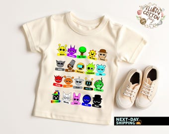 Sprunki Game Character Shirt, Roblox Fan Tee, Kids Owakcx T-shirt