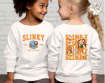 Slinky Dog Toddler Shirt, Toy Story Front and Back Design