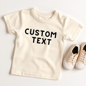Personalized Toddler Shirt, Custom Toddler Shirt, Personalized Kids Shirt, Custom Kids Shirts, Customized Text Toddler T-Shirt
