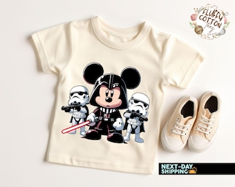 Star Wars Mickey T-shirt, Boys Disney Shirt, Disney Family Shirts, Disney Toddler Shirt, Star Wars Mens Shirt, Family Trip Disney Shirt Gift