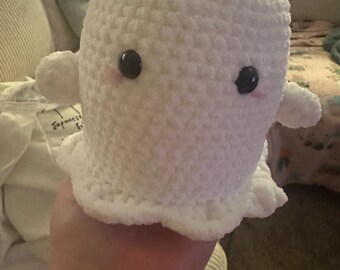 Handmade Crochet Ghost Plushy