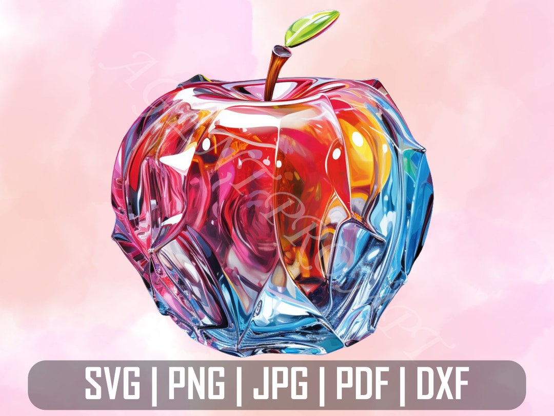 Cute Apple SVG Cute Apple PNG Sublimation for Tshirt / Mug - Etsy