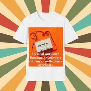 funny cassette synthwave vaporwave 80s retro type t shirt