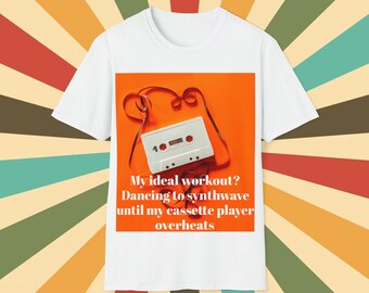 funny cassette synthwave vaporwave 80s retro type t shirt
