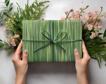 Fresh Green in Spring Gift Wrap Sheets