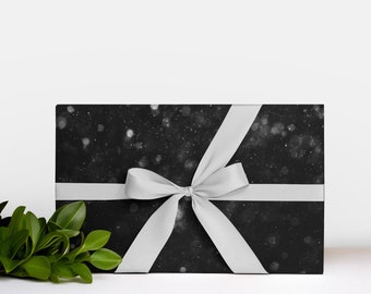 Snowy Night Gift Wrap Sheets (Christmas Eve, Christmas, Winter Gift)