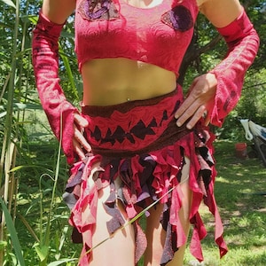 Hypno-Kitty Rezz themed festival outfit fairy skirt & Mystic Kitty hood