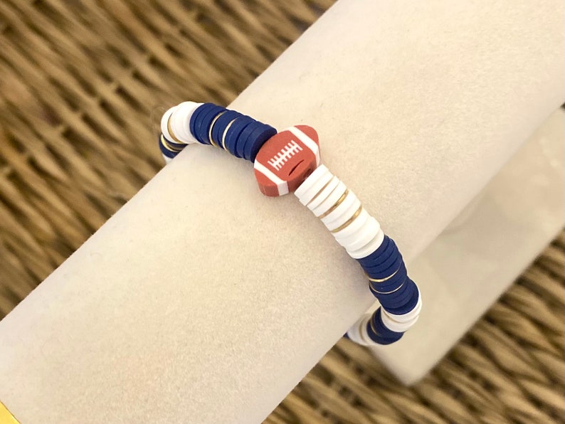 YOUR SCHOOL Team And/or Name Bracelet Custom Stackable High School or