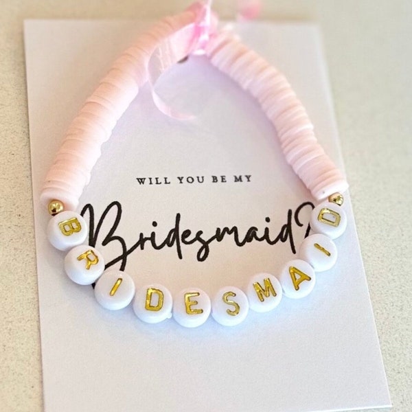 Bridesmaid Gift, Bridesmaid Bracelet, Bride Tribe, Will You Be My Bridesmaid Gift,  Bridal Party Ideas, Bridal Party Gifts, Bride Squad