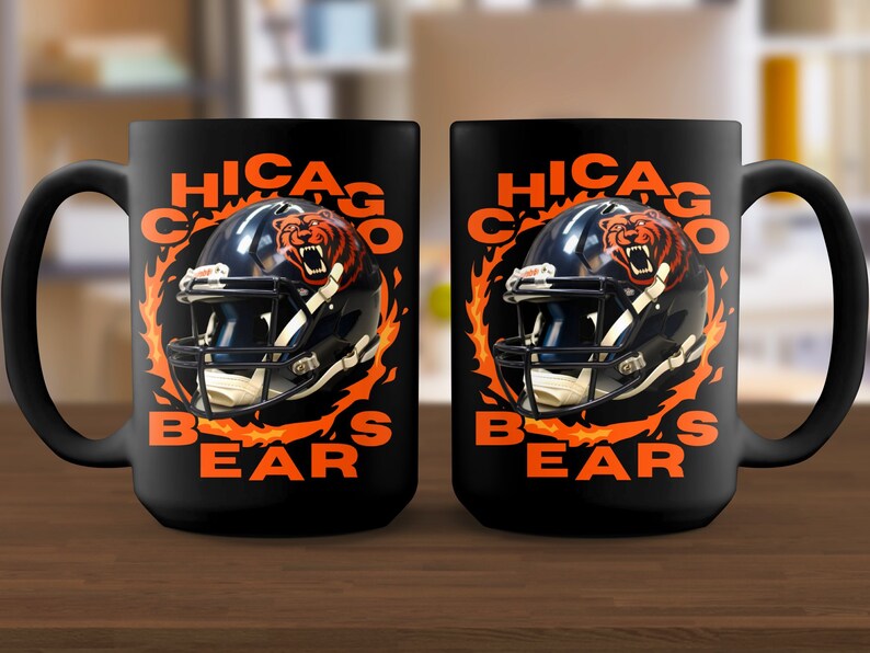 Bearspro Football Team Helmet Iconic Desigbs, Coffee Mug, Gift, Unique