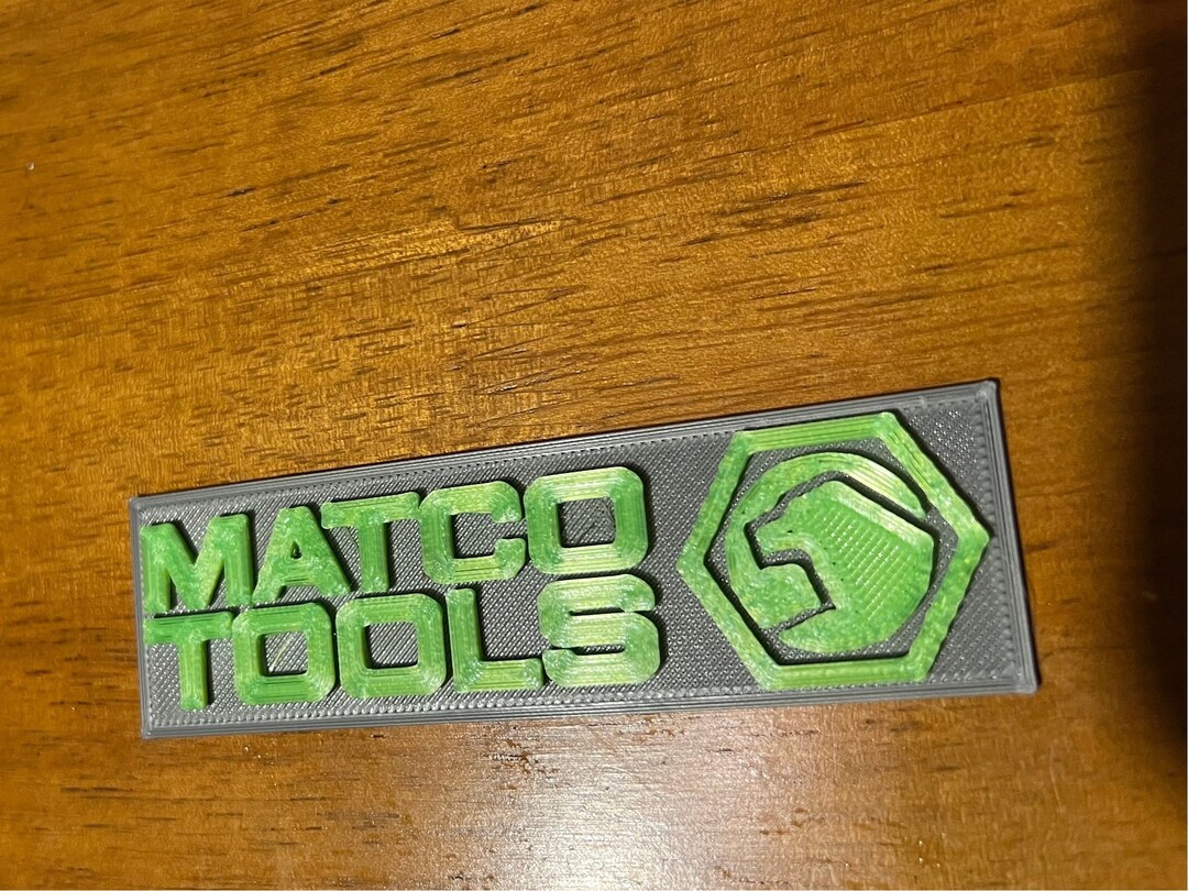 Matco Tool Wall Art Tool Box Badge Print to Size. Etsy