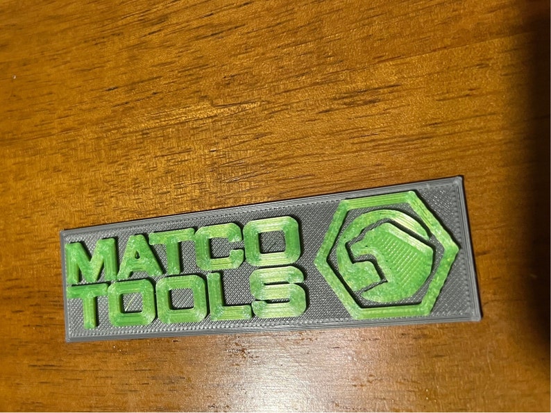 Matco Tool, Wall Art, Tool Box Badge, Print to Size. Etsy