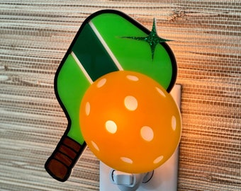 3D Handcrafted "Pickleball" Night Light | Sports Decor | Pickle Ball Player Gift | Pickleball Court | Pickleball Paddle | Gameday Designs™