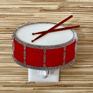 3D Handcrafted Drum Night Light Musical Instrument Inspired Snare Drum Percussion Drummer Gift Drumming Band Gameday Designs™ image 2