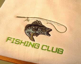 Fishing Club Scene Vintage 90s Sweatshirt, Retro Ocean Fishing Sweater, Outdoor Fishing Club Sweat, Ocean Gifts, Cozy Warm Unisex Sweatshirt