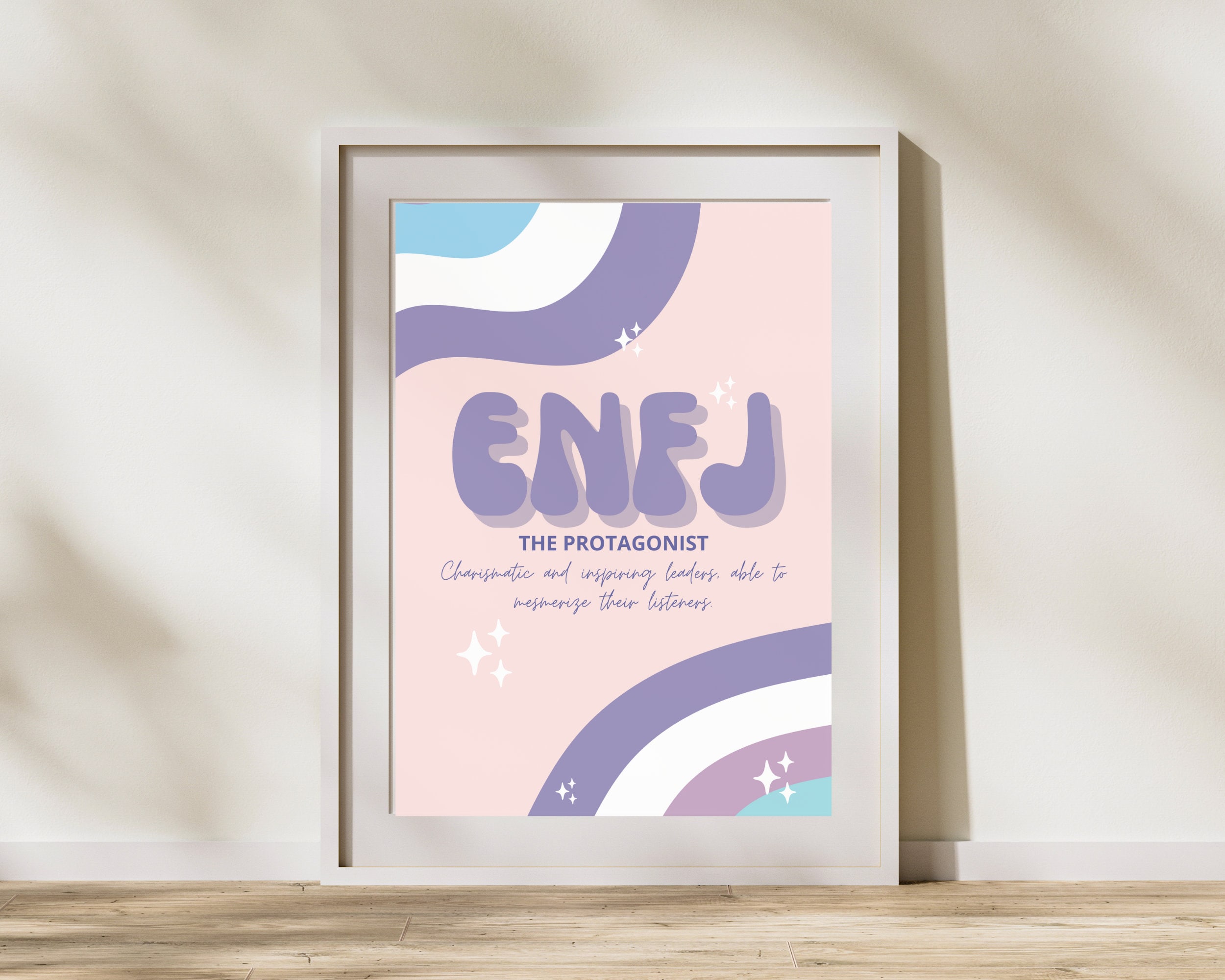 ENFJ - MBTI Protagonist Personality Art Board Print for Sale by BrainChaos