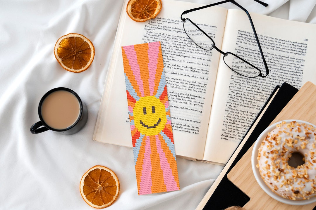 Fun Pattern For Bookmarks Funny Bookmark Cross Stitch Pattern, Bookmark Cross Stitch, Cozy ...