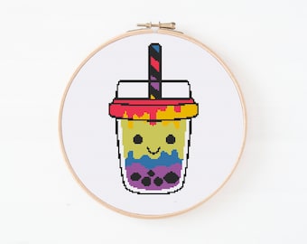 Equalitea Cross Stitch Pattern, Modern Cross Stitch, Cute Cross Stitch, Digital Download PDF Pattern, Art Cross Stitch, Easy Cross Stitch