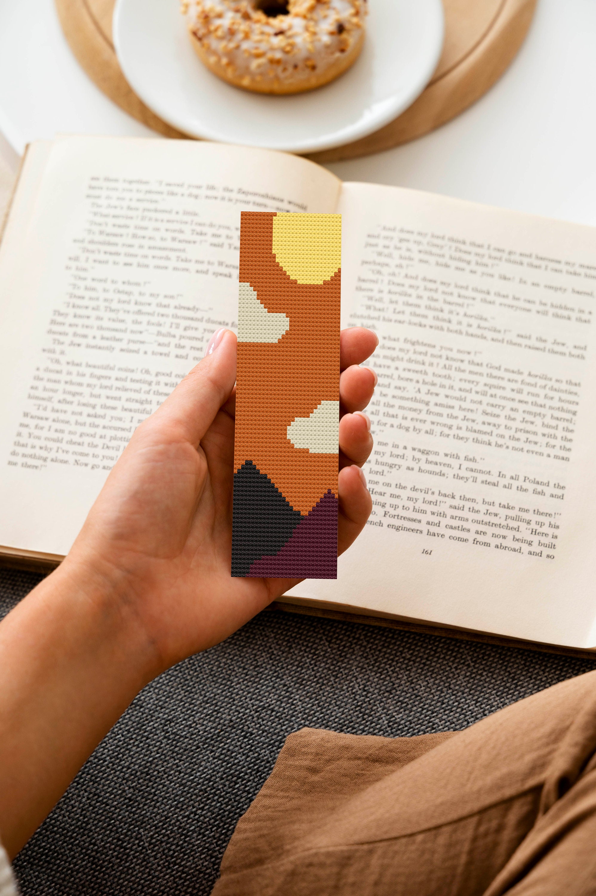 Landscape Bookmark Cross Stitch Pattern, Bookmark Cross Stitch