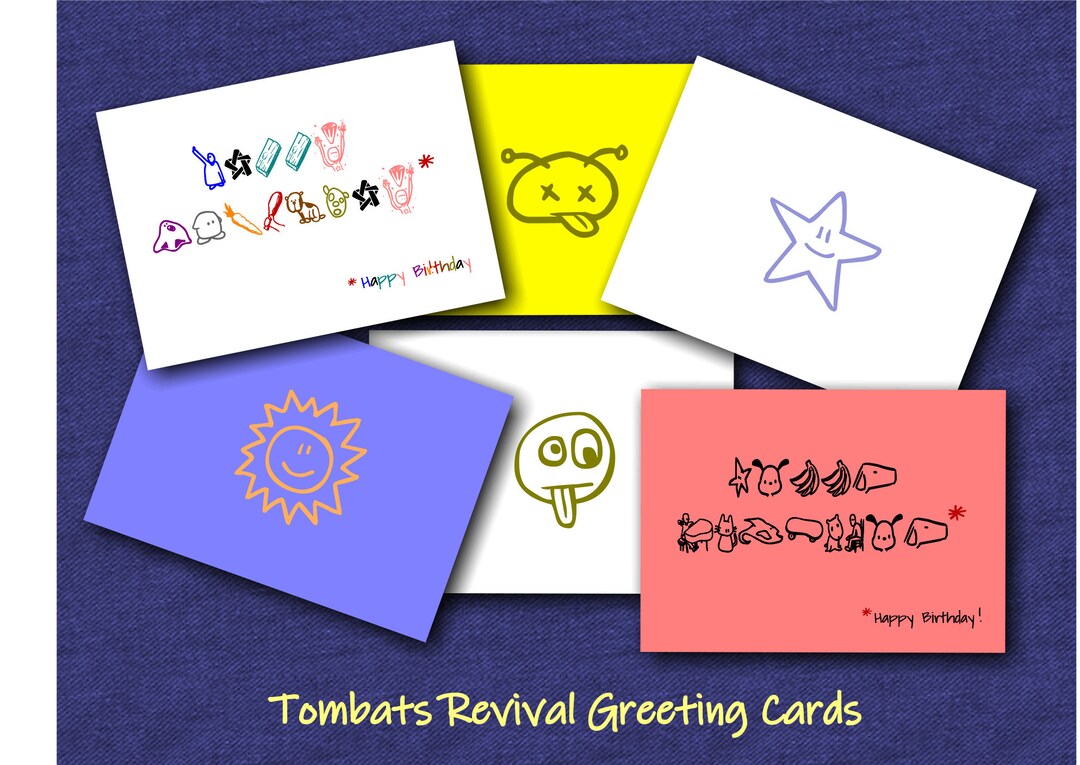 Quirky Printable Greeting Cards Etsy