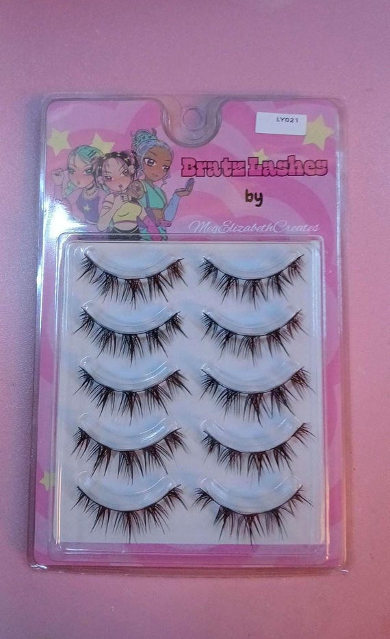 Bratz Lashes: Y2K Cat Eye Faux Mink Lashes Pairs Australia
