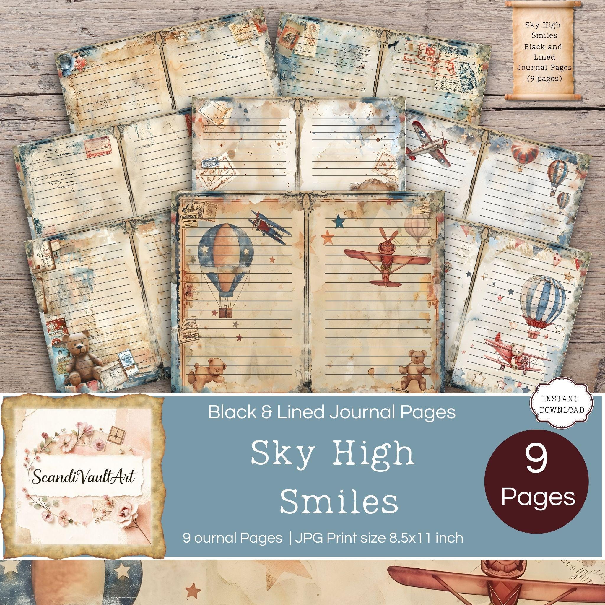 100 PCS Adesivi Vintage Per Scrapbooking, Album E Journal – Ton Sur Ton Marrone, Carta Kraft, Fai Da Te - 4