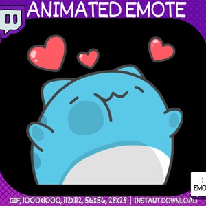Gesto animado de Twitch, Gesto de abrazo de amor, Gesto de Twitch de abrazo, Gesto de Twitch de amor, Gesto de Twitch, Gesto de afiliado de Twitch, Gesto de sub de Twitch