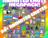 Animated Emote Megapack, Trending  Emotes, Twitch Discord For Streamers, Digital Download, Instant Use