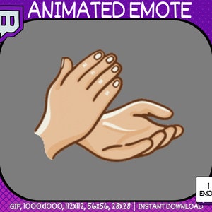 Animated Twitch Emote, Clapping Emote, Funny Twitch Emote, Clapping Twitch emote, Discord Emote, Kick Emote, Youtube Emote, For Streamers