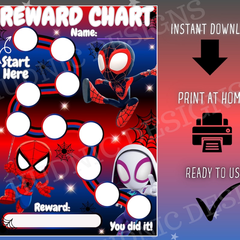 Poop Chart.pdf Reward Chart and Box - Etsy