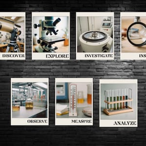 Science poster, posters science, science school poster, university science poster, science instrument posters, digital print science school