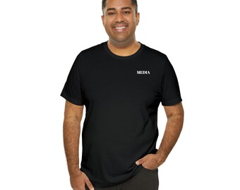 VIP【関税送料無料】希少 Mordecai Sleeve Less T-Shirt MEDIA - Black Short Sleeve T-shirt - Unisex - Etsy