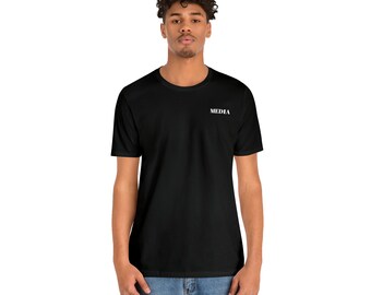 VIP【関税送料無料】希少 Mordecai Sleeve Less T-Shirt MEDIA - Black Short Sleeve T-shirt - Unisex - Etsy