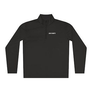 SECURITY Unisex Quarter-Zip Pullover