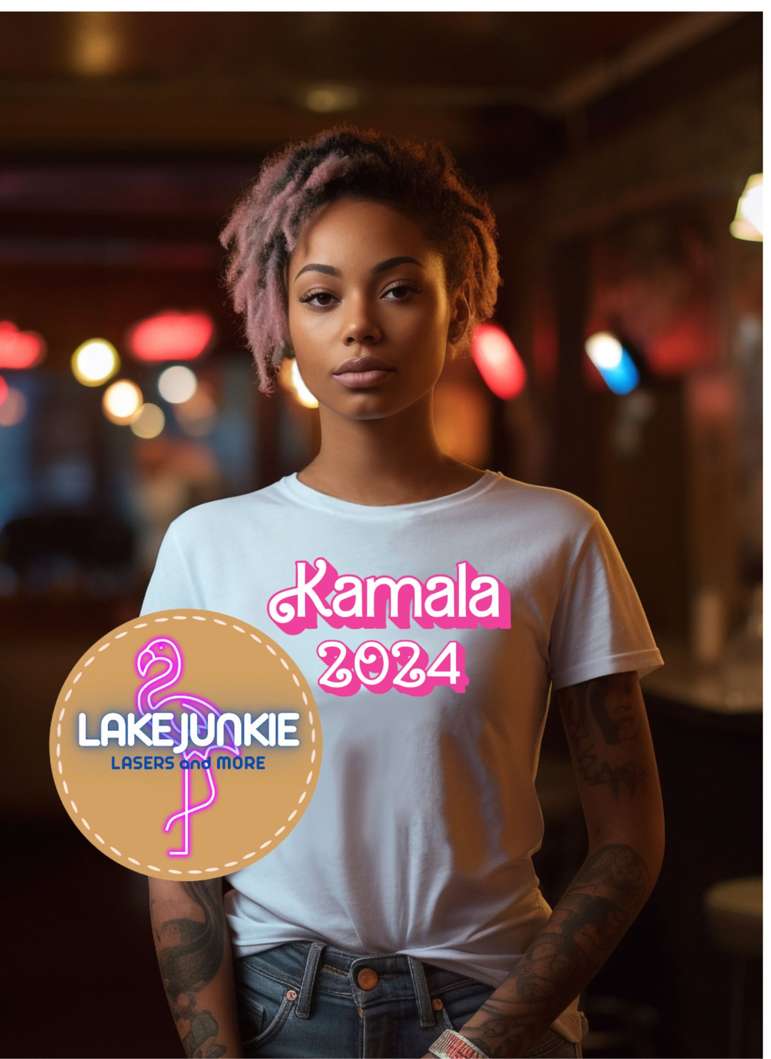 Adorable Kamala Design in Hot Pink and a Super Cute Font Get Yours Now ...