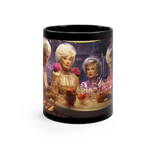 Tazza nera Space Grannies da 11 once