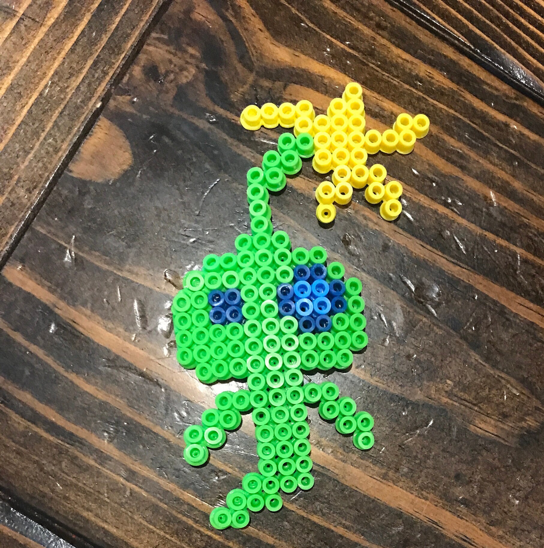 Ice and Glow Pikmin Perler Bead Etsy
