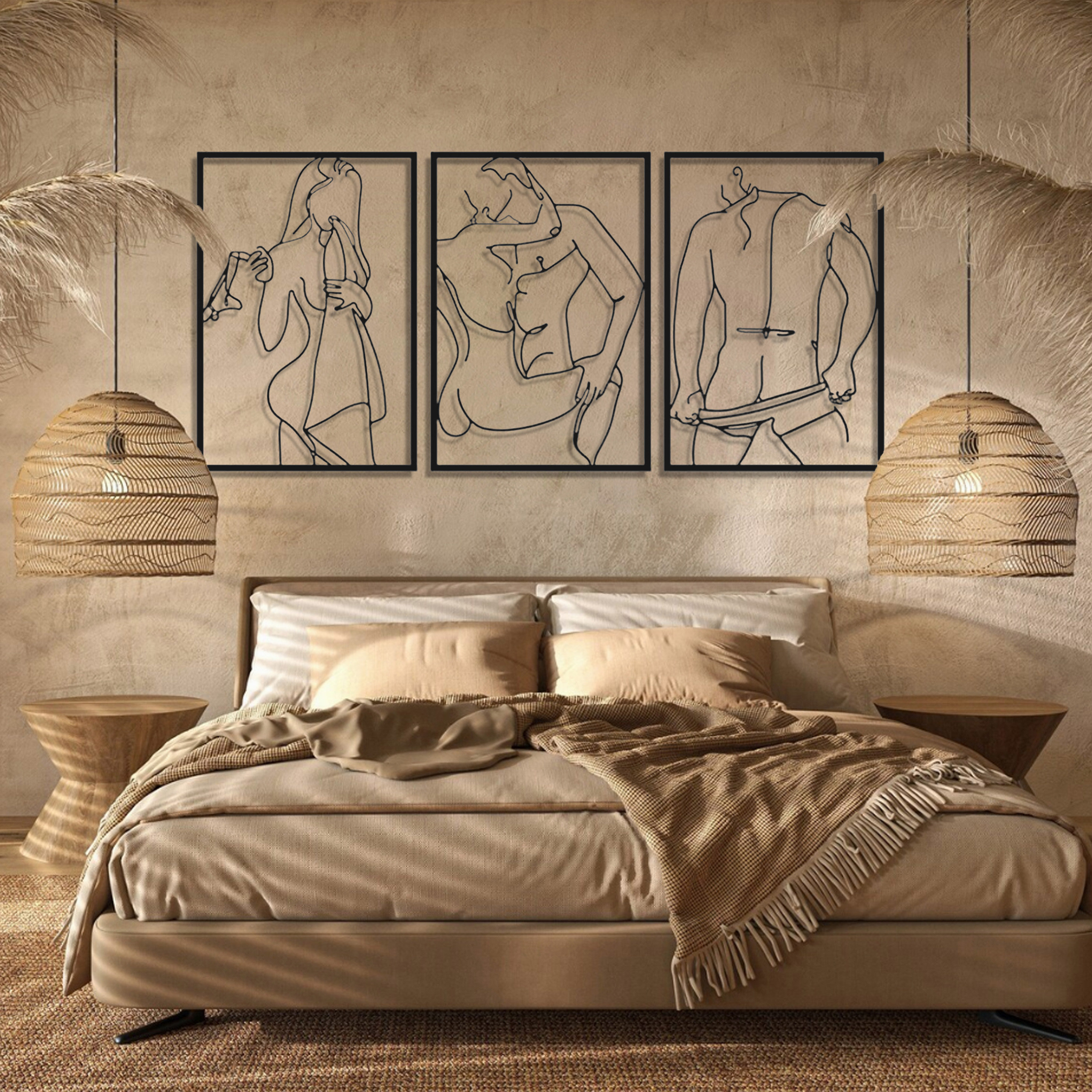 sexy-nude-couple-metal-wall-decor-sensual-couple-wall-art-etsy