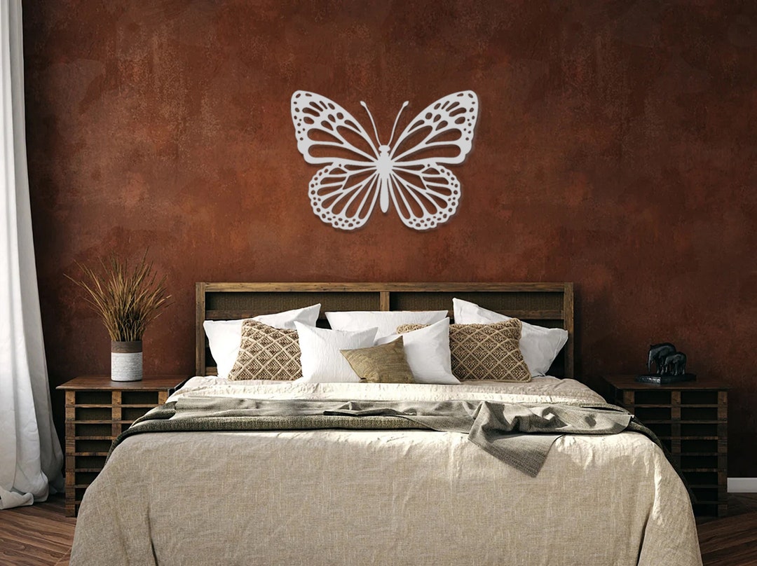 Metal Butterfly Wall Art, Living Room Decoration, Housewarming Gift - Etsy