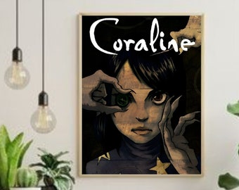 Caroline Poster, Caroline Movie Poster, Caroline Wall Art, Movie poster, Digital Dolwlaond