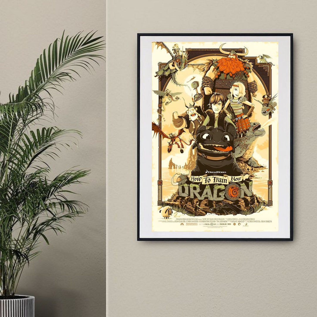 How to Train Your Dragon Poster, How to Train Your Dragon Wall Art