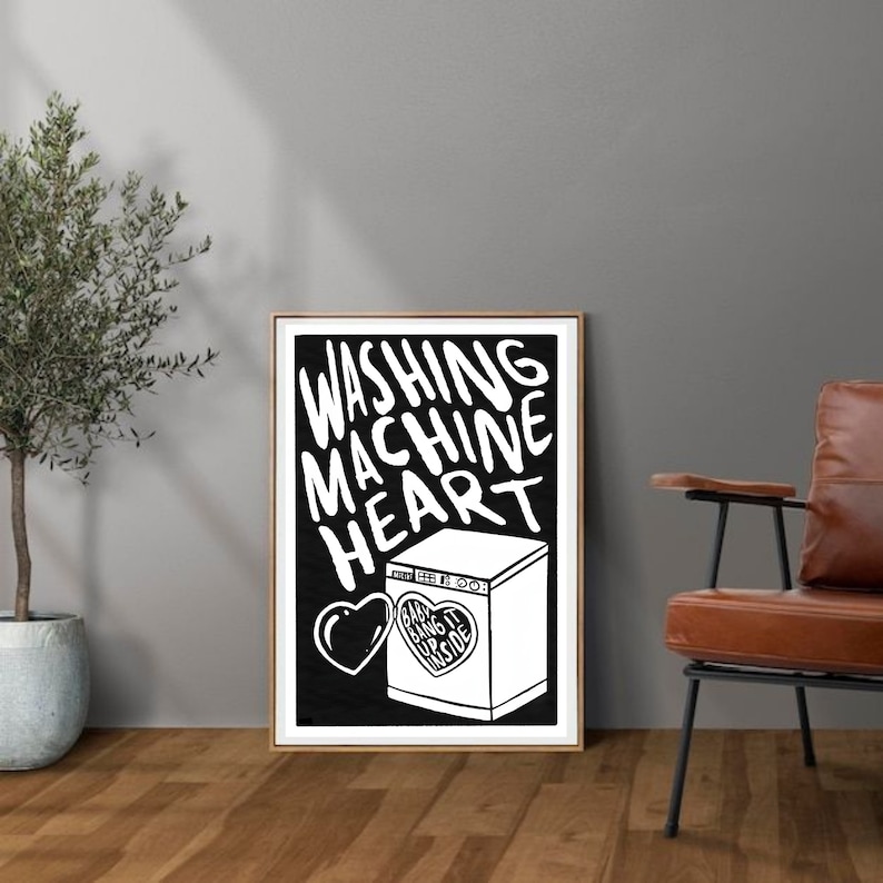 Mitski Poster, Mitski Wall Art, Washing Machine Heart Poster, Washing Machine Heart Mitski