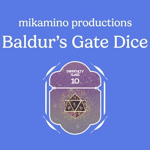 Superposición de dados con brillo de Baldur's Gate 8 en 1* / Vídeo de transmisión de Twitch en YouTube