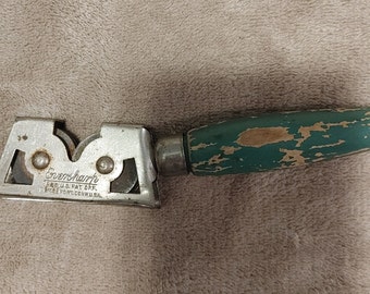 Vintage Wood Handle Knife Sharpener