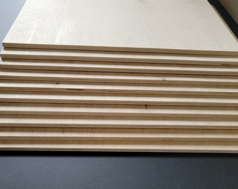 1/8 Baltic Birch Plywood 11.5x19 3mm Glowforge Wood CNC Laser