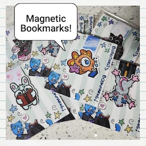 Burntxast Magnetic Bookmarks!